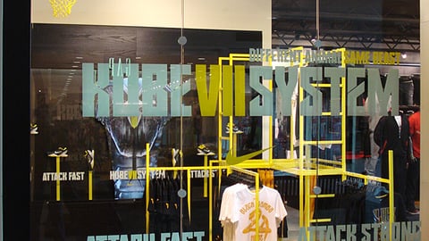Nike House of Hoops by Foot Locker Window Display
