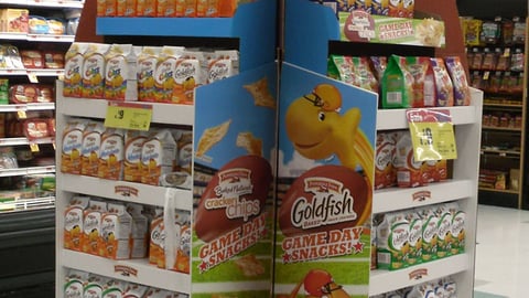 Pepperidge Farm 'Game Day Snacks' Floorstands