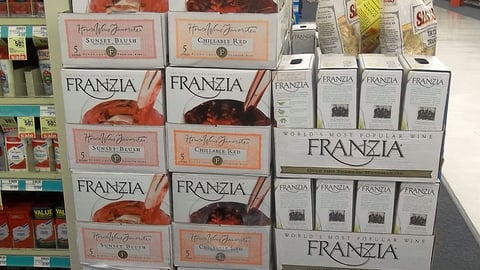 Franzia 'Big Game Essentials' Endcap