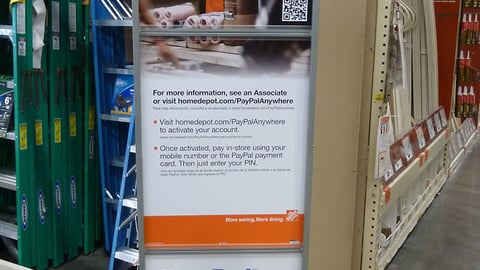 Home Depot PayPal Stanchion