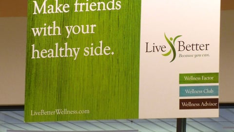 Pathmark 'Live Better' Ceiling Sign