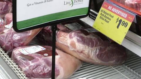 Pathmark 'Live Better' Meat Case Sign