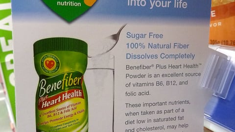 Walgreens Benefiber 'Heart Health' Shelf Talker