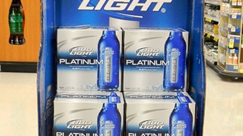 Bud Light Platinum Aisle Display