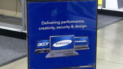 Best Buy 'Microsoft Premium Collection' Stanchion
