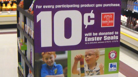 General Mills Food Lion Easter Seals Pallet