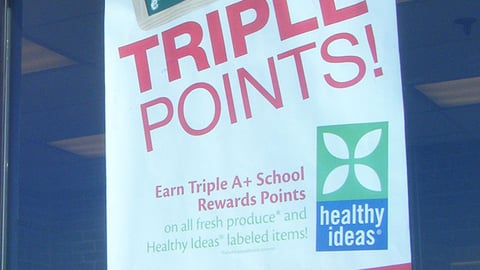 Giant-Carlisle 'A+ Triple Points' Window Sign
