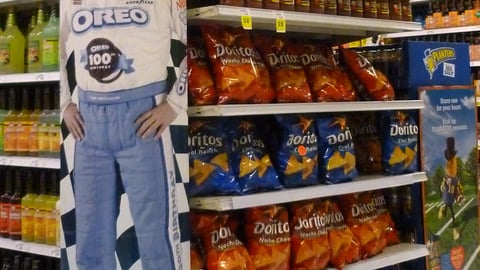 Oreo Kroger 'Fast Track to Savings' Standee