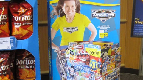 Kroger Daytona 500 'Bonus Savings' Standee