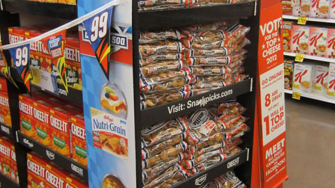 Kellogg's Kroger Daytona 500 Recipes Floorstand
