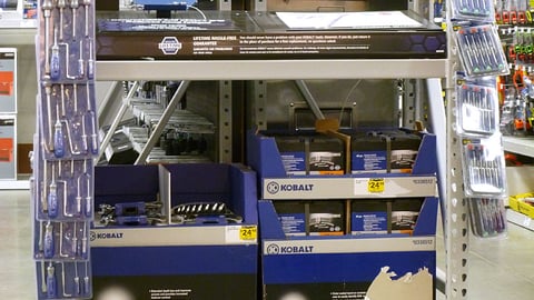Lowe's Kobalt Wrench Endcap