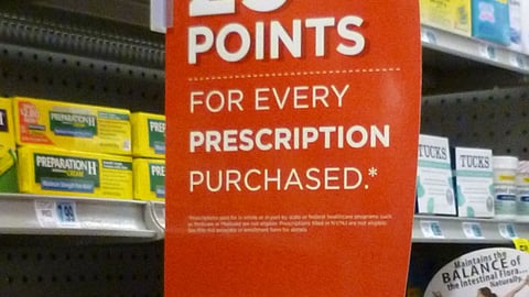 Rite Aid Wellness+ '25 Points' Aisle Violator