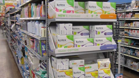 Kotex Endcap