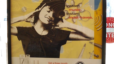 Walgreens 'Music Madness' Window Poster