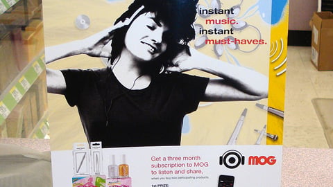 Walgreens 'Music Madness' Counter Card