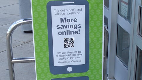Walgreens 'Smart Buys' A-Board