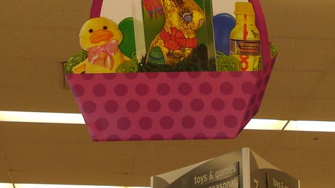 Walgreens Multi-Brand Easter Ceiling Sign