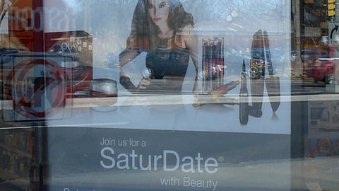 Walgreens P&G 'Spring into Beauty' Window Poster