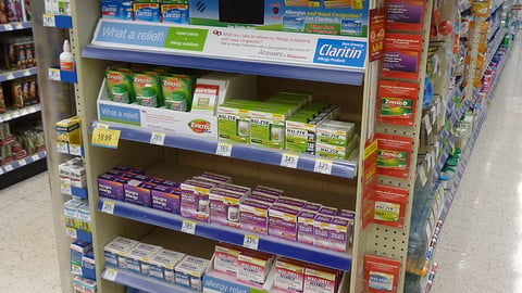 Walgreens 'Allergy Relief' Endcap