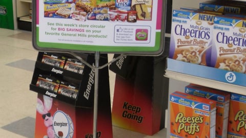 General Mills Supervalu 'Growing Local Learning' Stanchion Sign
