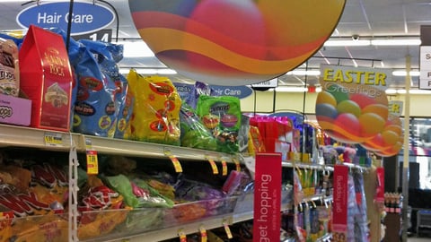 Albertsons Easter Aisle Signs