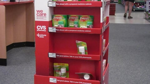 CVS Allergy Needs Floorstand