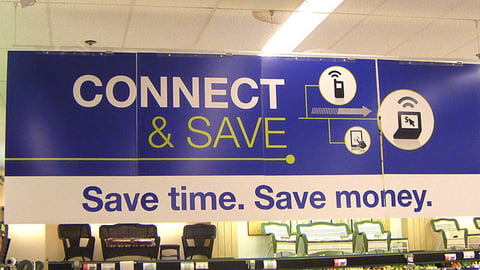 Giant-Carlisle 'Connect & Save' Ceiling Banner