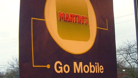 Martin's 'Go Mobile' Window Poster