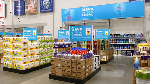 Lowe's 'Spring Cleaning' Seasonal Department