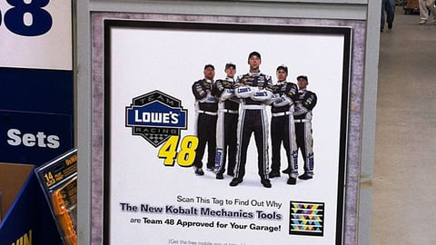 Lowe's 'Tool World' Stanchion Sign