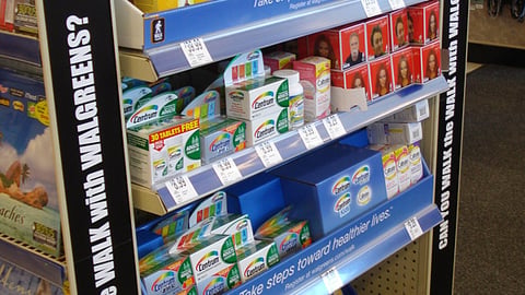 Walgreens 'Walk the Walk' Endcap