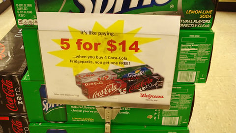 Walgreens Coca-Cola Incentive Pole Topper