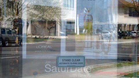 Walgreens L'Oreal 'SaturDate' Window Poster