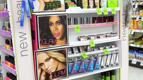 L'Oreal Walgreens 'Prep. Glam. Style' Endcap