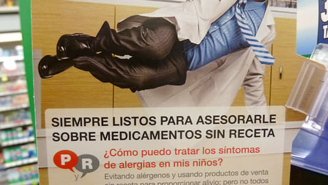 Walgreens Pharmacist Spanish Shelf Talker