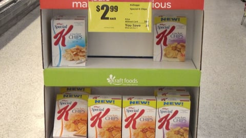 Special K Cracker Chips Shipper