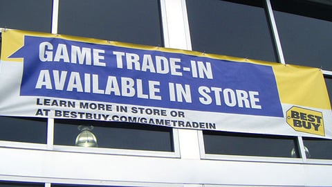 Best Buy 'Game Trade-In' Outdoor Banner