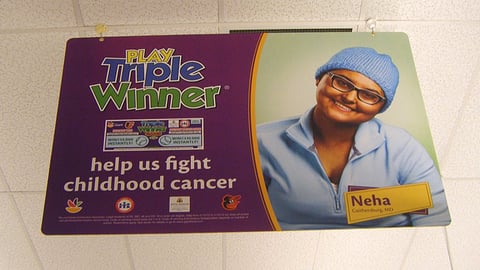Giant-Landover 'Triple Winner' Ceiling Sign