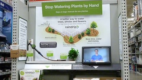 Lowe's Raindrip 'New Innovation' Endcap