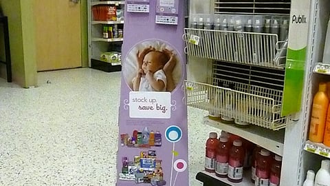 Publix 'March of Dimes' Standee