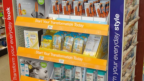Walgreens P&G 'The Revolution' Endcap
