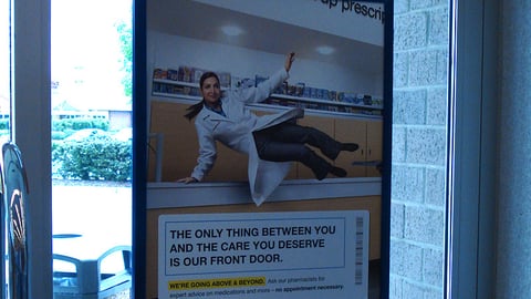 Walgreens Pharmacist Window Poster