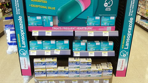 Well at Walgreens Lansoprazole Endcap