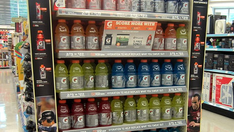 Gatorade G Series Walgreens Endcap