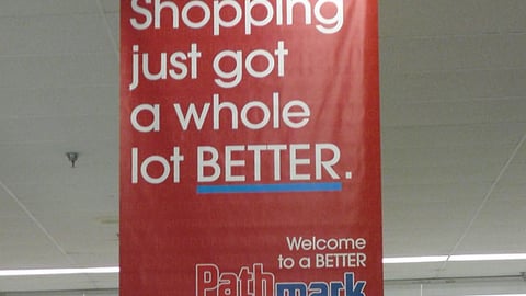 Pathmark 'Better' Ceiling Sign