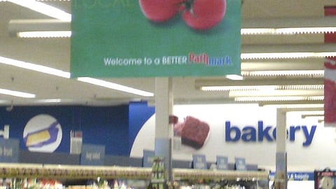 Pathmark 'Better Produce' Ceiling Sign