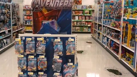Target 'Avengers' Hulk Footprints Floor Clings