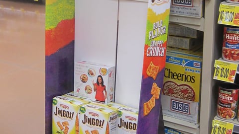 Pepperidge Farm Jingos! Floorstand