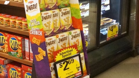Pepperidge Farm Jingos! Floorstand