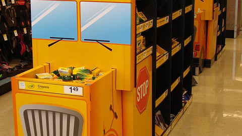 Walgreens Back-to-School Floorstand